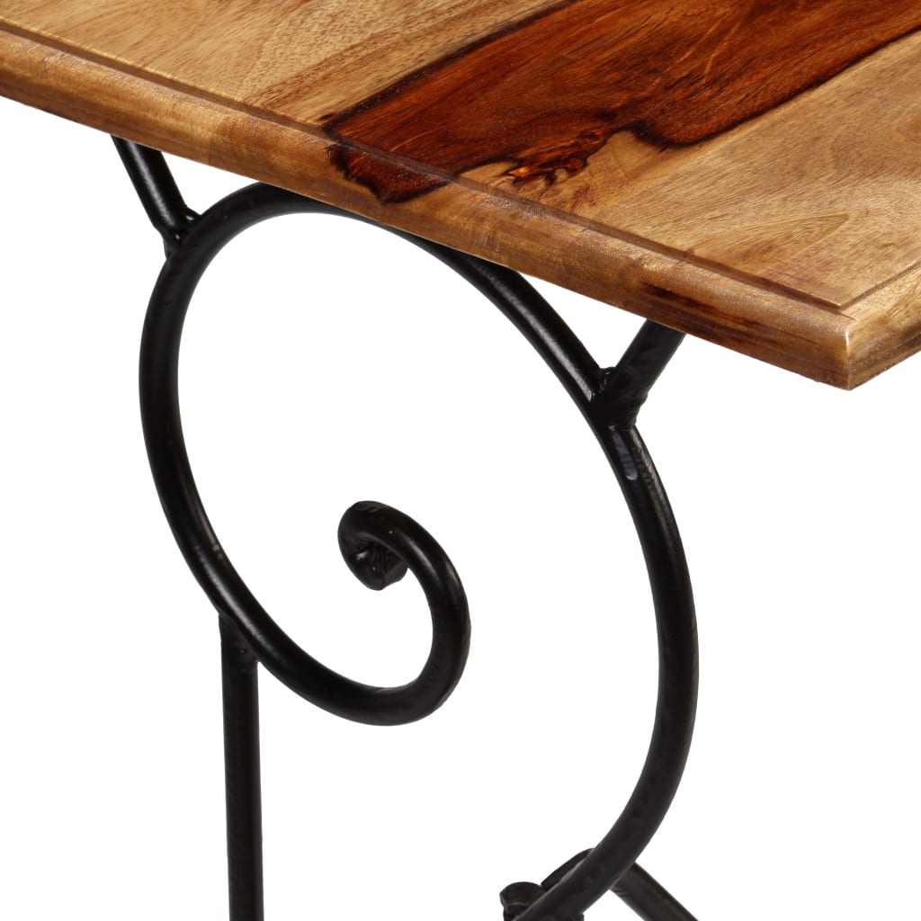 vidaXL Konsolentisch Massivholz Akazie 100 x 40 x 75 cm