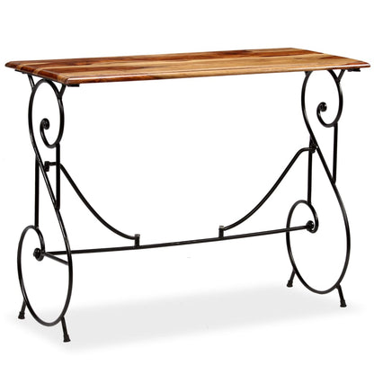 vidaXL Konsolentisch Massivholz Akazie 100 x 40 x 75 cm