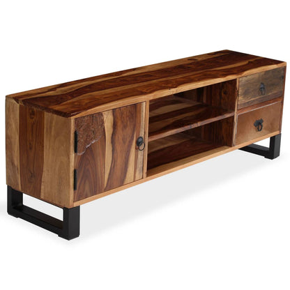 vidaXL Meuble TV en bois d'acacia massif 120x30x40 cm