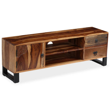 vidaXL Meuble TV en bois d'acacia massif 120x30x40 cm