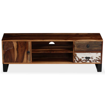 vidaXL Meuble TV en bois d'acacia massif 120x30x40 cm