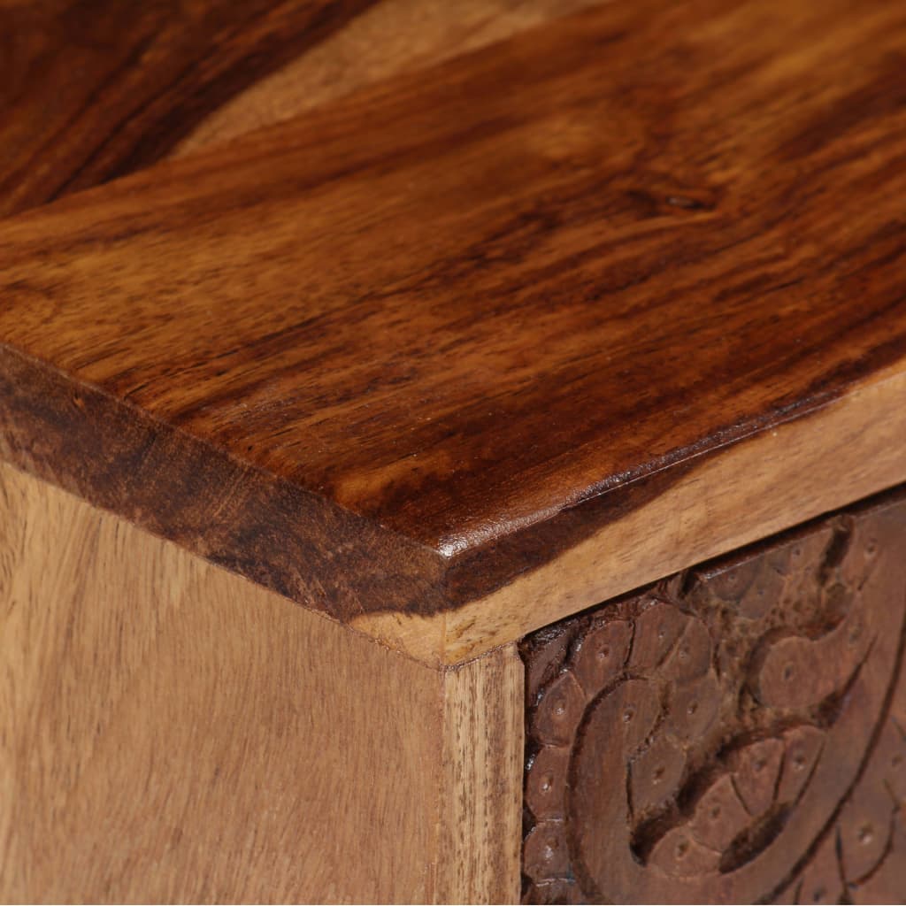 vidaXL Meuble TV en bois d'acacia massif 120x30x40 cm