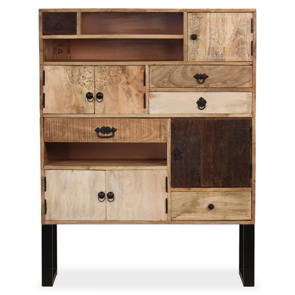 vidaXL Buffet en bois de manguier massif 100 x 30 x 130 cm