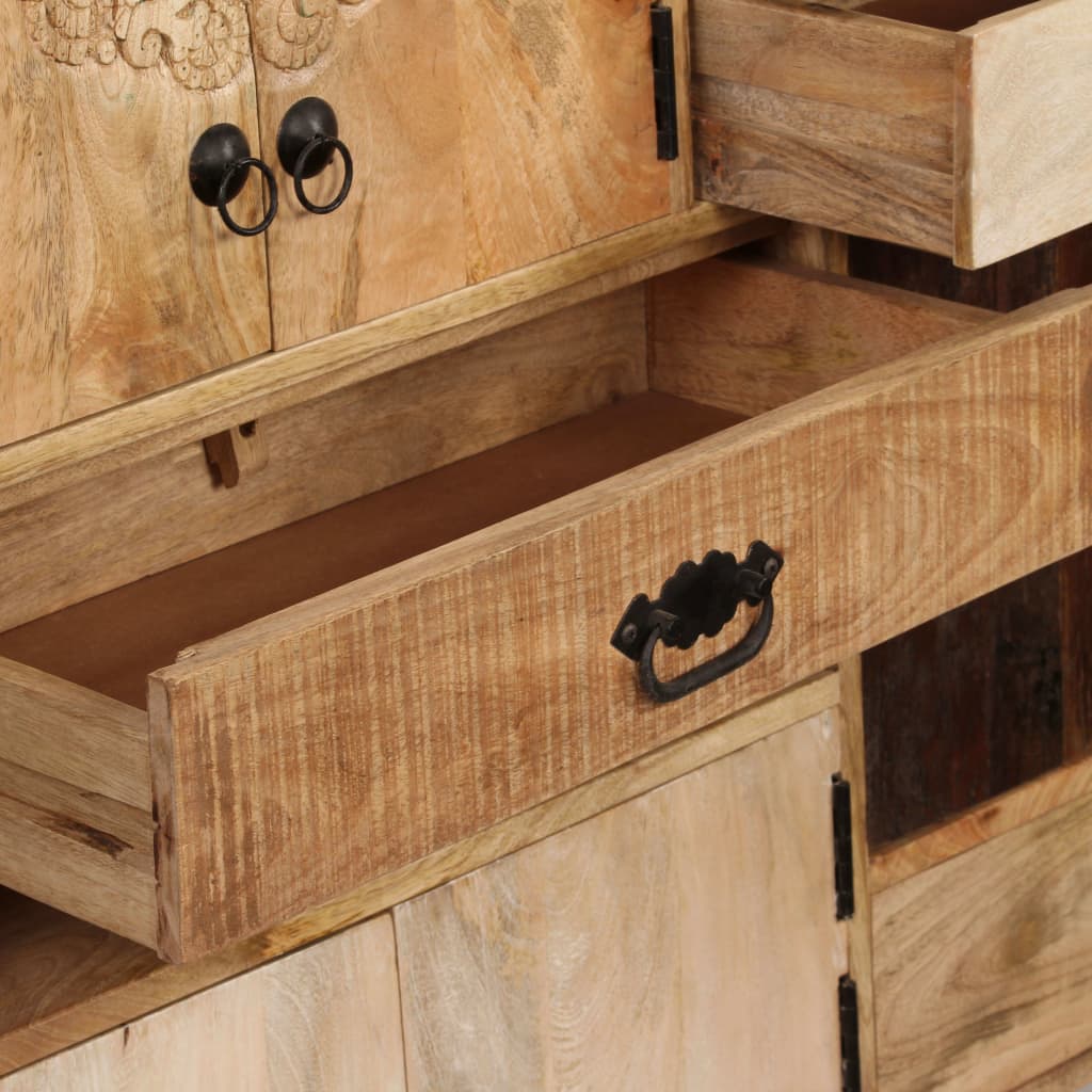 vidaXL Buffet en bois de manguier massif 100 x 30 x 130 cm