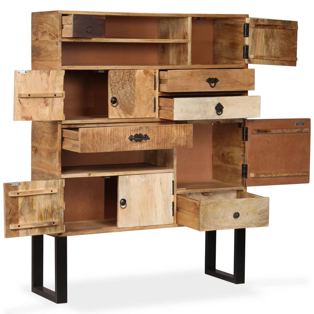 vidaXL Buffet en bois de manguier massif 100 x 30 x 130 cm