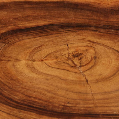 vidaXL Table basse bois d'acacia massif 60x55x25 cm