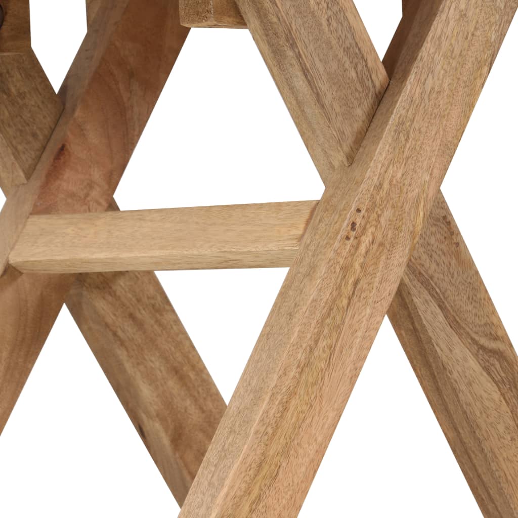 vidaXL Beistelltisch Mangoholz Massiv 65 x 40 x 76 cm