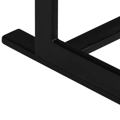 vidaXL 2-Sitzer-Bank Massivholz Mango und Stahl