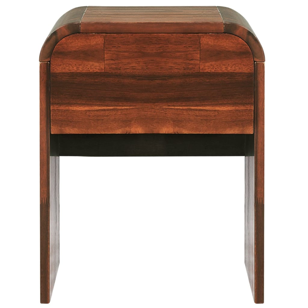 vidaXL Table de chevet 41,5x42x52 cm Bois d'acacia massif