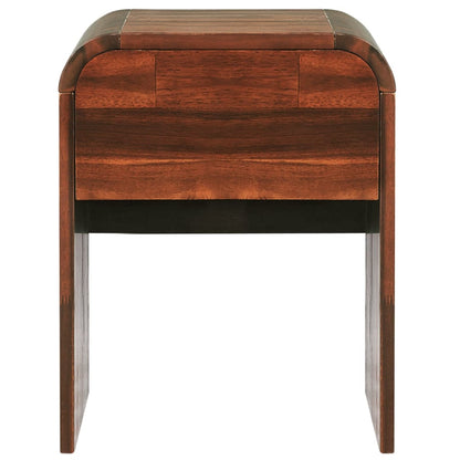 vidaXL Table de chevet 41,5x42x52 cm Bois d'acacia massif