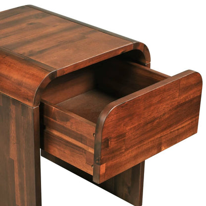 vidaXL Table de chevet 41,5x42x52 cm Bois d'acacia massif