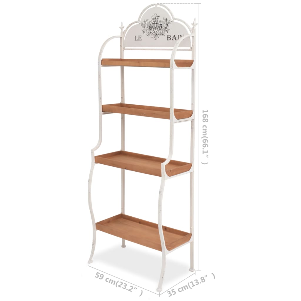 vidaXL Standregal 59x35x168 cm