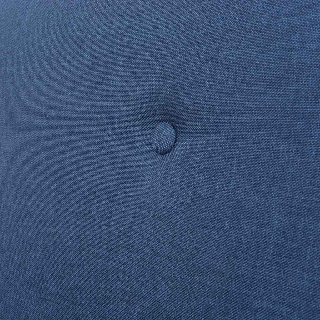 vidaXL Sofagarnitur 3-tlg. Stoff Blau