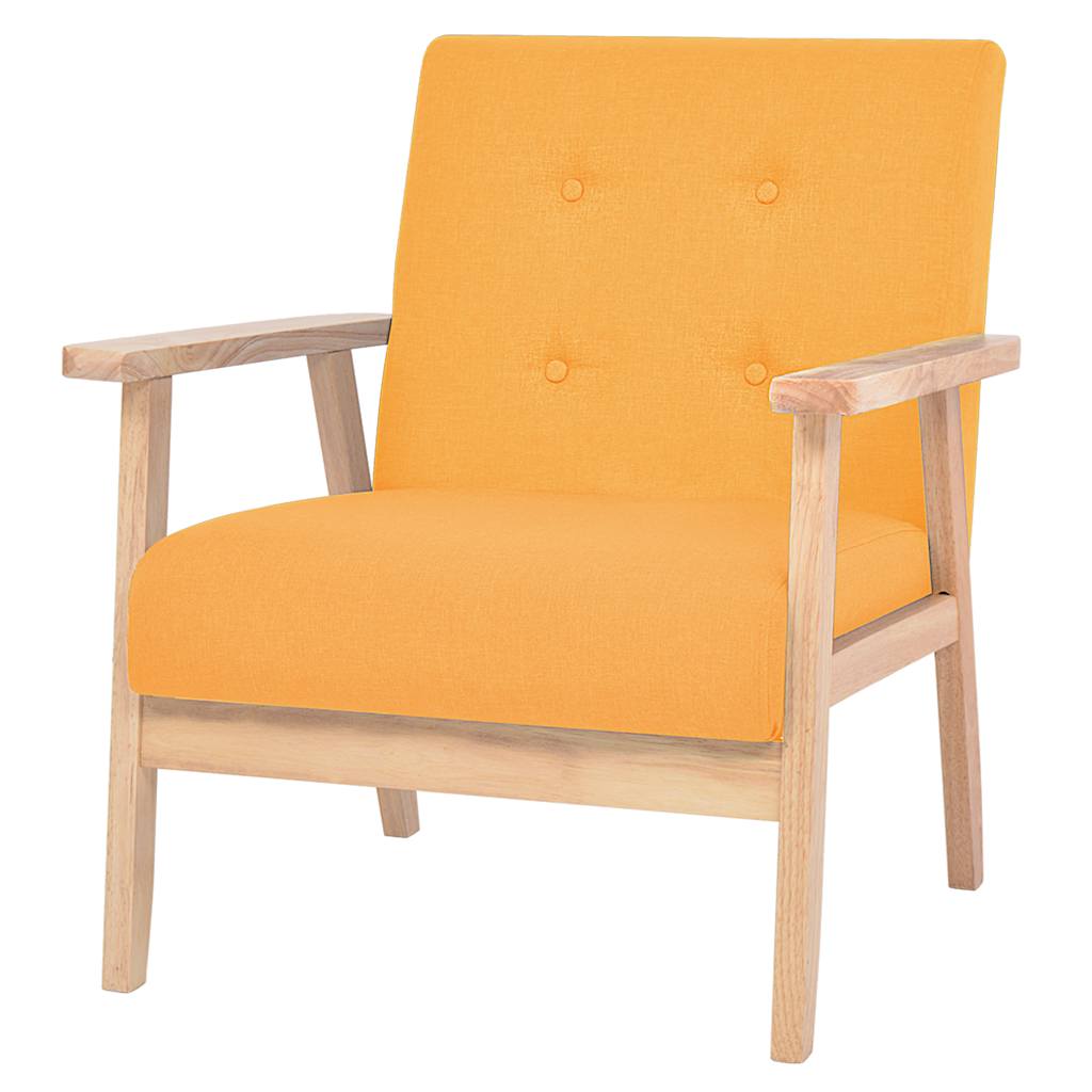 vidaXL Sofagarnitur 2-tlg. Stoff Gelb