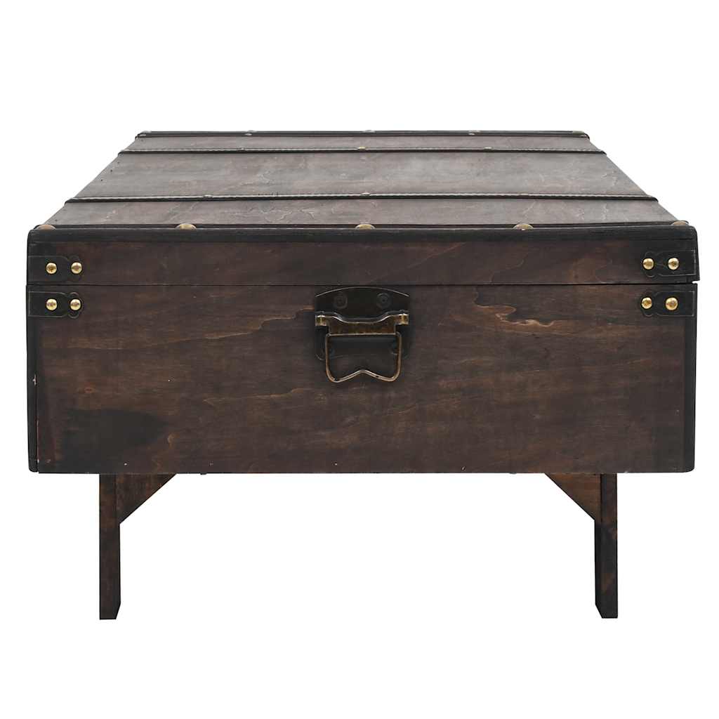 vidaXL Table basse contreplaqué style vintage 120x55x35 cm