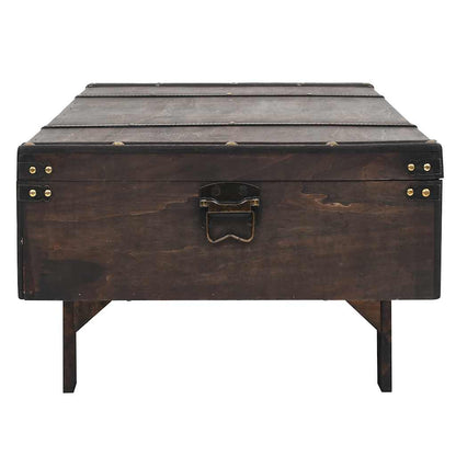 vidaXL Table basse contreplaqué style vintage 120x55x35 cm