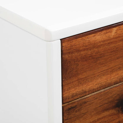 Meuble TV vidaXL bois d'acacia massif 120x35x45 cm
