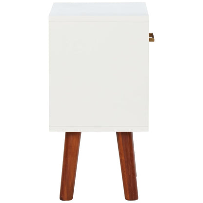 vidaXL Tables de chevet 2 pcs Bois d'acacia massif 40x30x57 cm