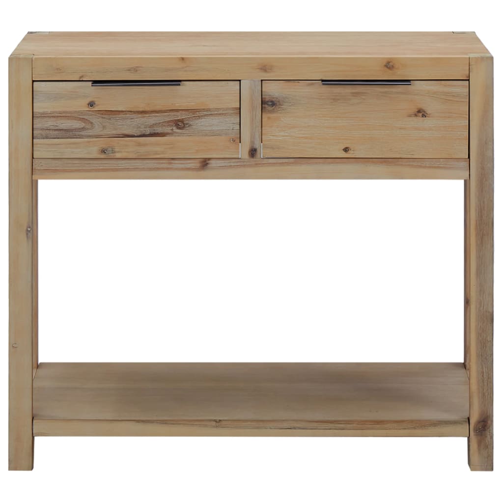 vidaXL Konsolentisch 82x33x73 cm Akazie Massivholz