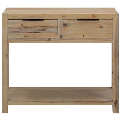 vidaXL Konsolentisch 82x33x73 cm Akazie Massivholz