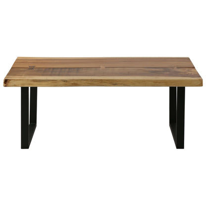 vidaXL Table basse en bois de suar massif 102x56x41 cm
