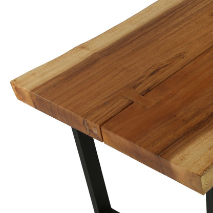 vidaXL Table basse en bois de suar massif 102x56x41 cm