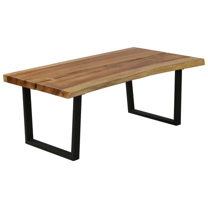 vidaXL Table basse en bois de suar massif 102x56x41 cm