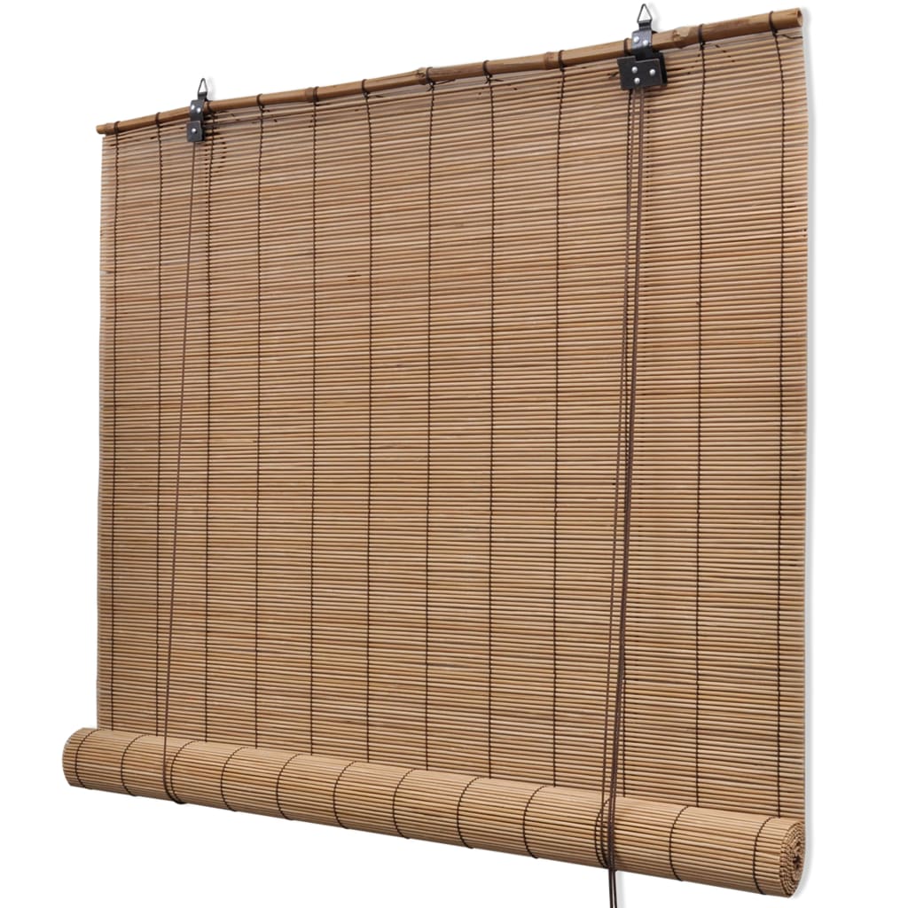vidaXL Store en bambou 100x220 cm Marron