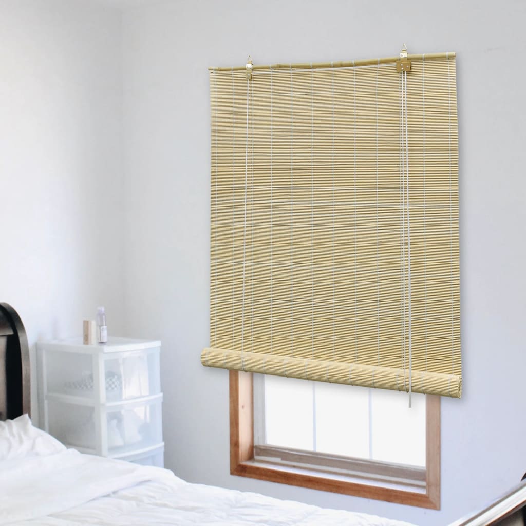vidaXL Store en bambou 150x160 cm Naturel