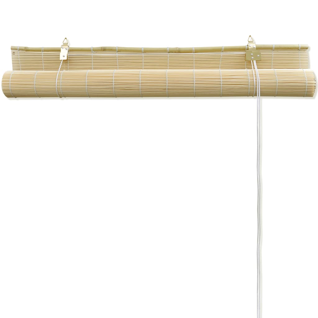 vidaXL Store en bambou 140x220 cm Naturel