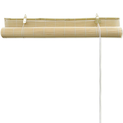 vidaXL Store en bambou 140x220 cm Naturel