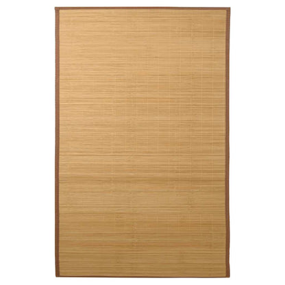 vidaXL Tapis en bambou 100 x 160 cm Marron