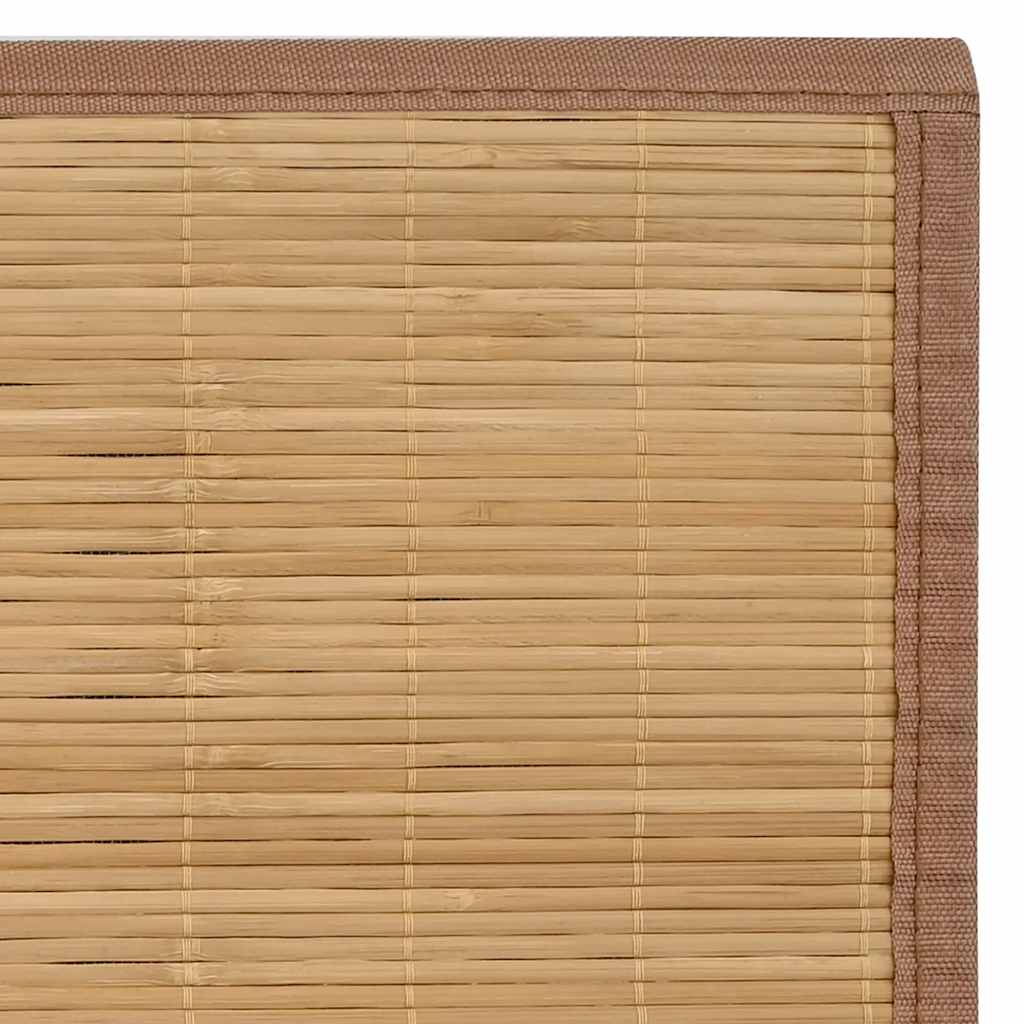vidaXL Tapis en bambou 160x230 cm Marron