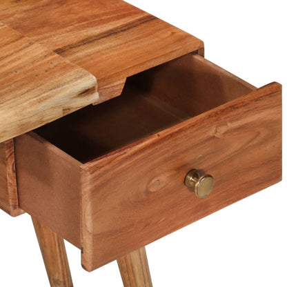 vidaXL Table de chevet Bois d'acacia massif 45x32x55 cm