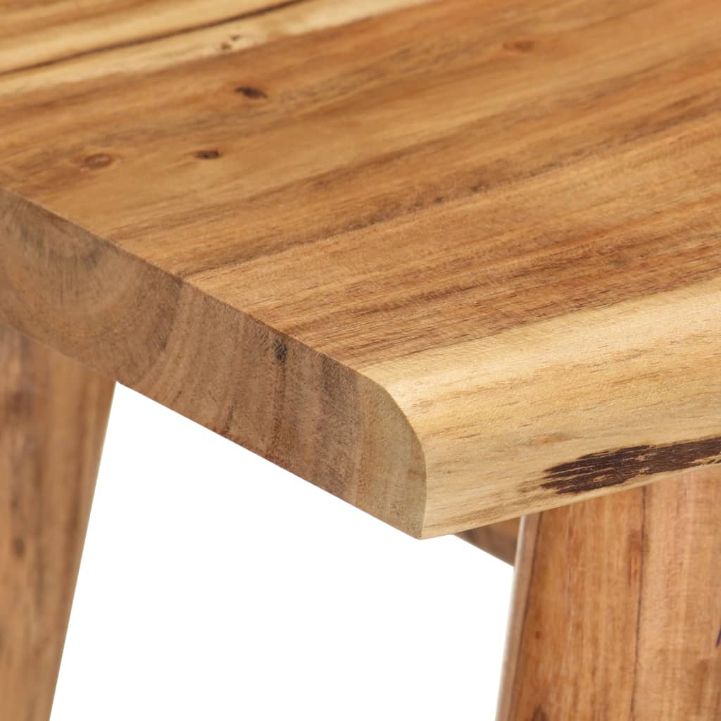 vidaXL Table de chevet Bois d'acacia massif 45x32x55 cm