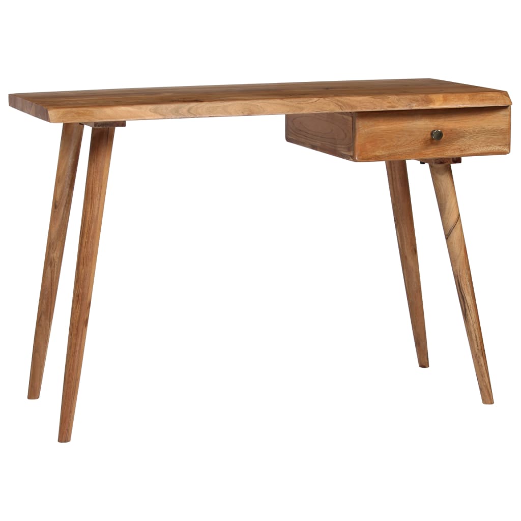 vidaXL Schreibtisch Akazienholz Massiv 110 x 50 x 76 cm