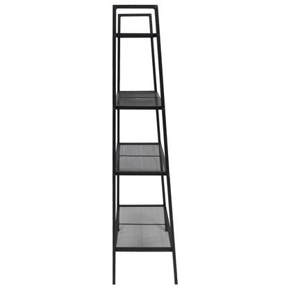 vidaXL Étagère échelle 4 niveaux Métal Noir