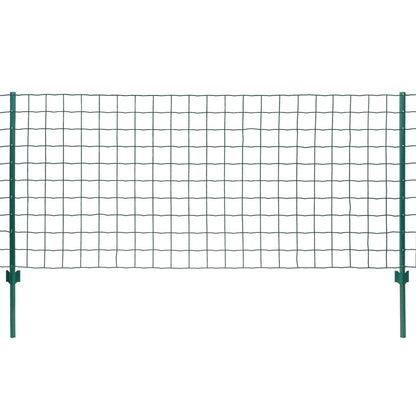 vidaXL Metallzaun Stahl 20 x 0,8 m Grün