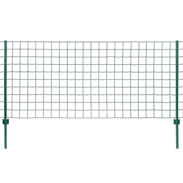 vidaXL Clôture métallique en acier 20 x 1,2 m vert