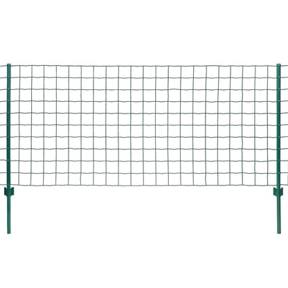 vidaXL Metallzaun Stahl 20 x 1,2 m Grün