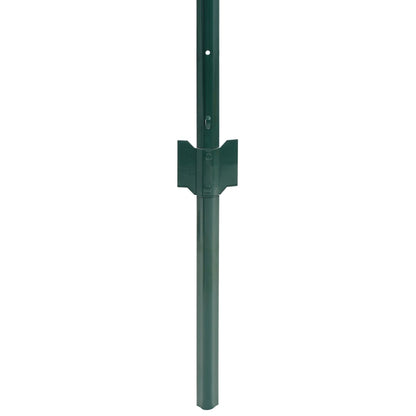 vidaXL Metallzaun Stahl 20 x 1,5 m Grün