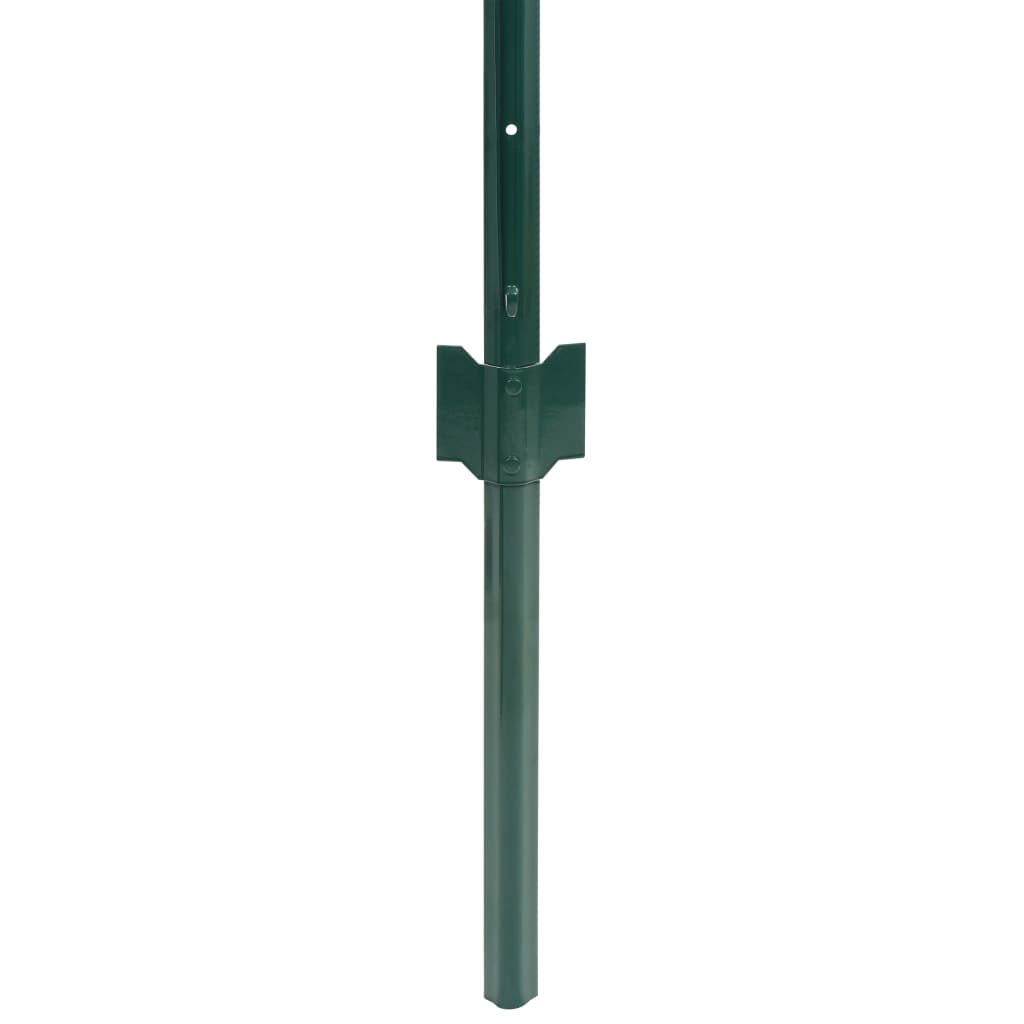 vidaXL Clôture métallique en acier 20 x 0,8 m vert