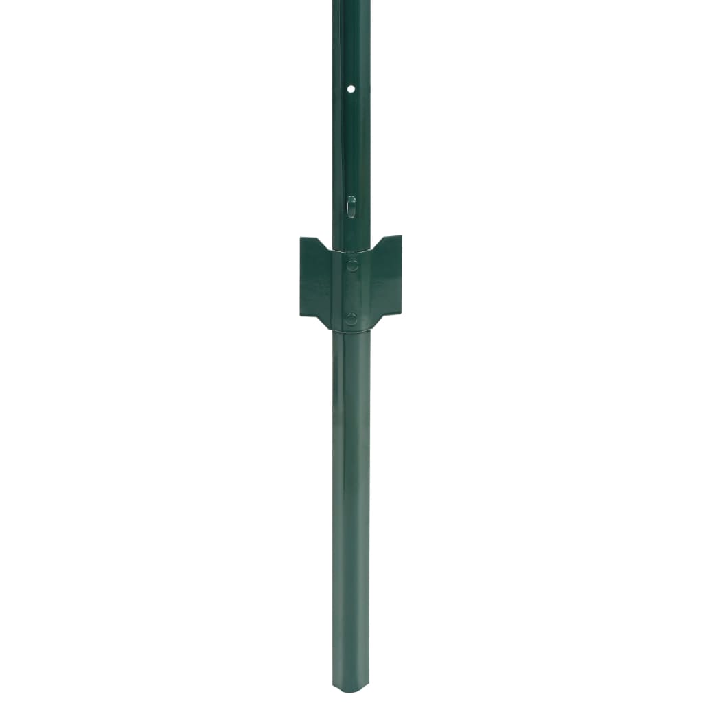 vidaXL Clôture métallique en acier 20 x 1,2 m vert