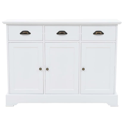 vidaXL Sideboard mit 3 Türen MDF und Kiefernholz 105x35x77,5 cm