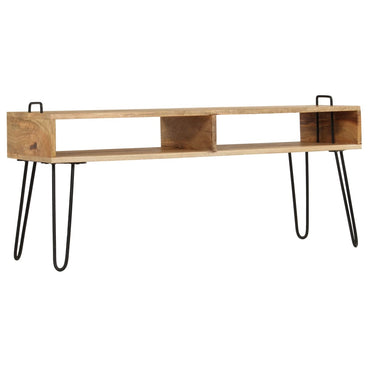 vidaXL Meuble TV en bois de manguier massif 110x35x45 cm