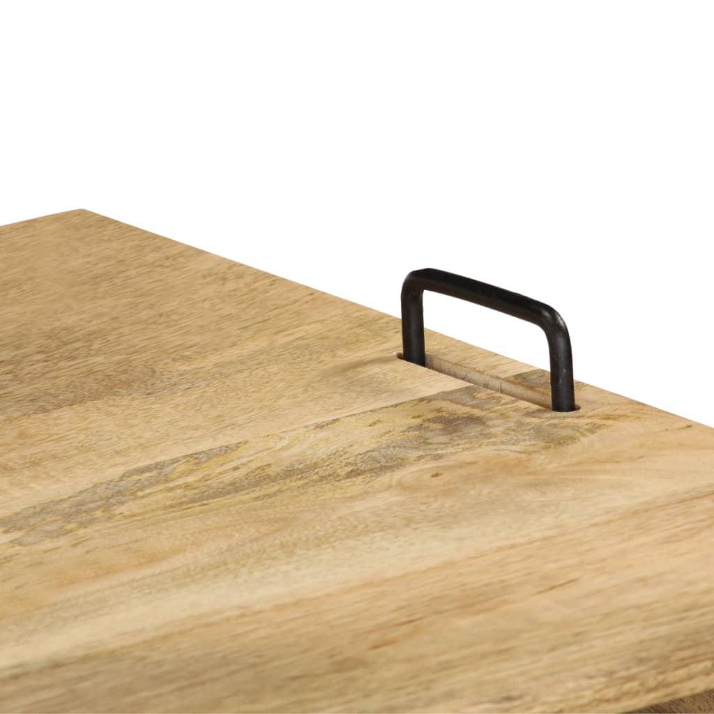 vidaXL Meuble TV en bois de manguier massif 110x35x45 cm