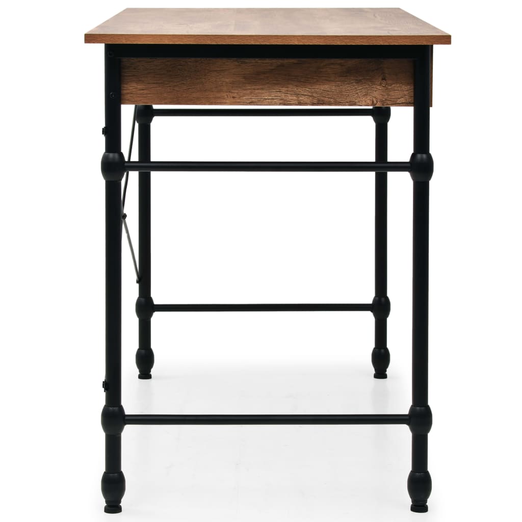 vidaXL Bureau avec tiroir 110 x 55 x 75 cm Couleur chêne