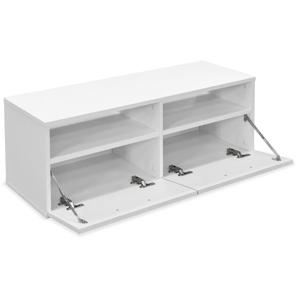 vidaXL 2 Stk. TV-Schränke Holzwerkstoff 95x35x36 cm Weiß
