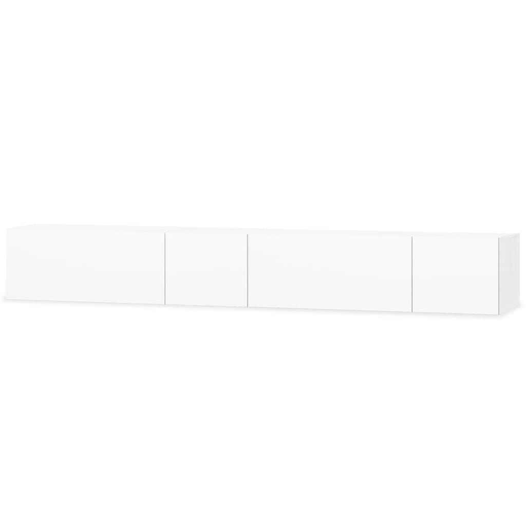 vidaXL TV-Schränke 2 Stk. Holzwerkstoff 120x40x34 cm Hochglanz Weiß