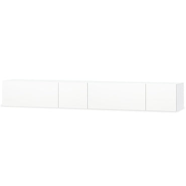 vidaXL TV-Schränke 2 Stk. Holzwerkstoff 120x40x34 cm Hochglanz Weiß